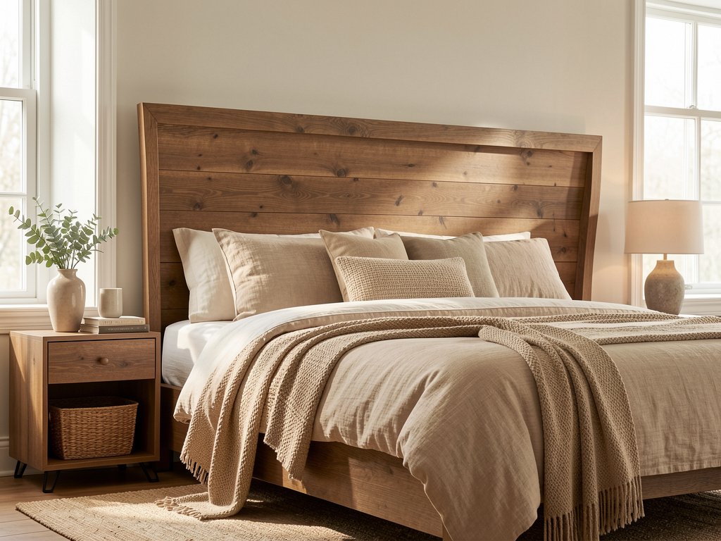 Tête de lit en bois : 6 modèles pour personnaliser votre chambre facilement