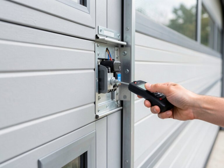 Comment motoriser une porte de garage sectionnelle ?